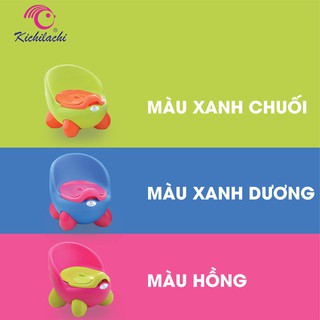 Bô ghế ngồi vệ sinh cho bé Kichilachi cao cấp, chống trơn trượt