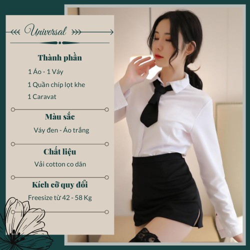 Đồ Cosplay Cô Thư Kí Sexy Của Sếp - Set Váy Ngủ Thư Kí Siêu Gợi Cảm UNIVERSALXXX - DCP33 | BigBuy360 - bigbuy360.vn