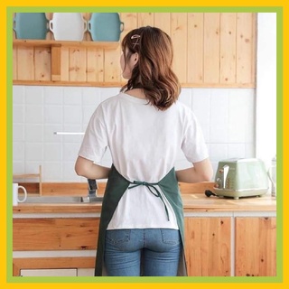 [Free Ship]Tạp dề COOKING chống thấm nước
