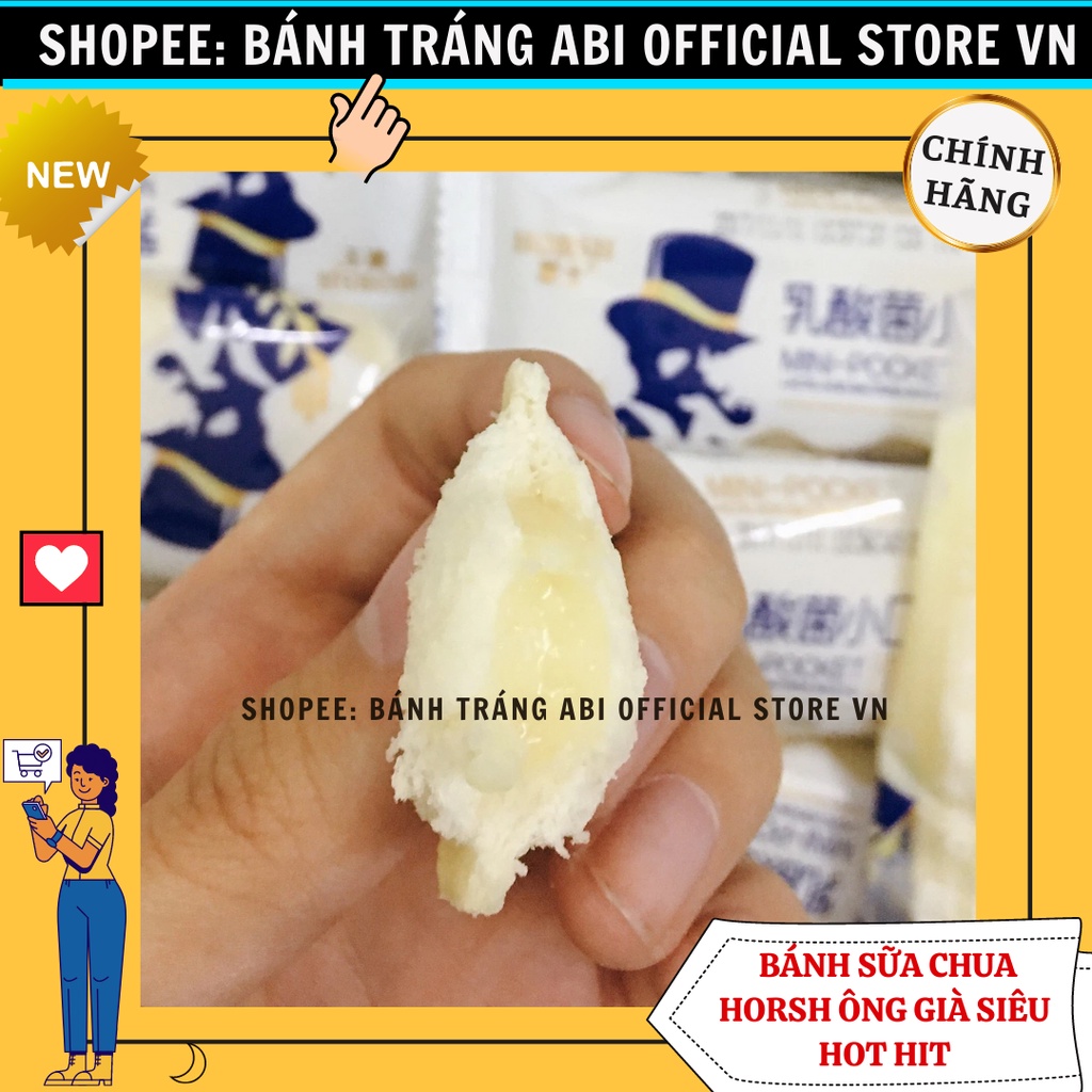 [SIÊU PHẨM] 1KG bánh sữa chua ông già horsh đài loannsx mới nhất