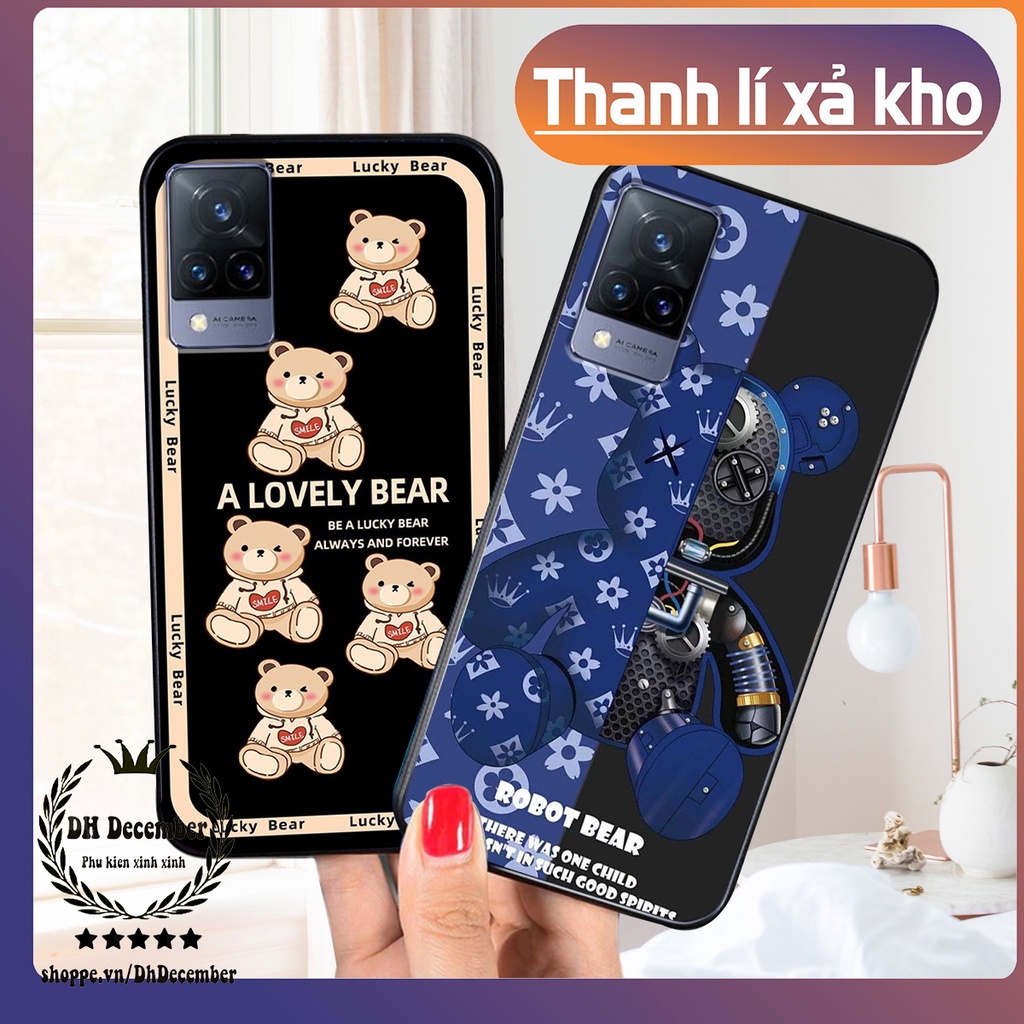 Ốp lưng Vivo V21 5G in hình 3D lucky, gấu Brick xinh xắn - KHÔNG NÊN BỎ LỠ