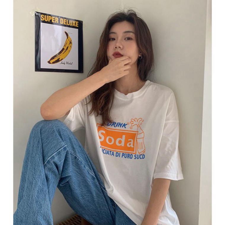 Áo thun tay lỡ Unisex, áo phông form rộng M437 KL SHOP DVSHOP