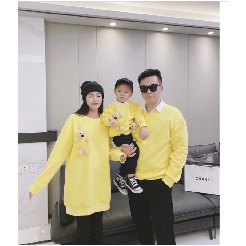 Áo gia đình☘️áo gấu thun cotton chính phẩm