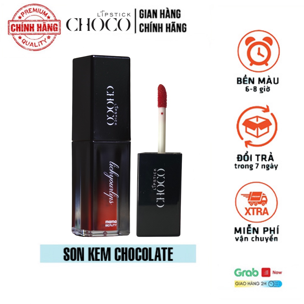 Son Kem Lì từ Socola Mịn Môi Lâu Trôi CHOCO LIPSTICK