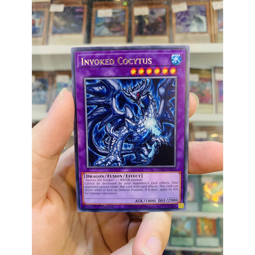 Thẻ Bài YugiOh! Mã GEIM-EN055 - Invoked Cocytus - Rare - 1st Edition