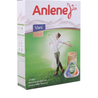 (HSD: T9/2022) Sữa bột Anlene gold  (40 tuổi trở lên) hương vani 440g