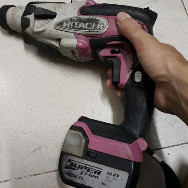 Khoan bêtông Hitachi pin lion 14.4v