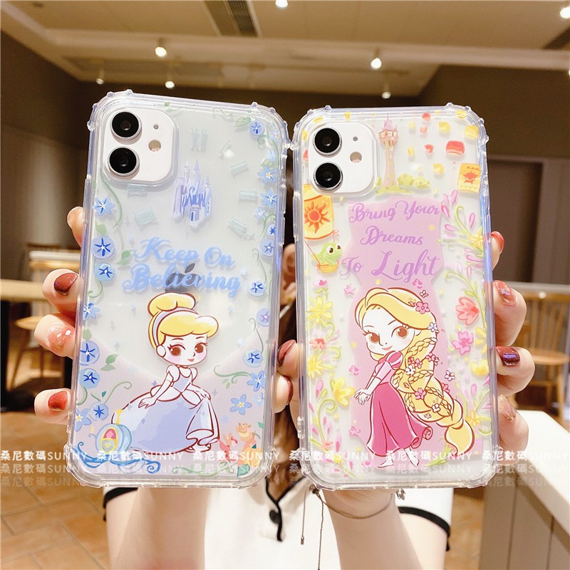 Disney Ốp Điện Thoại Trong Suốt Hình Công Chúa Ngủ Trong Rừng Cho Iphone 11 12