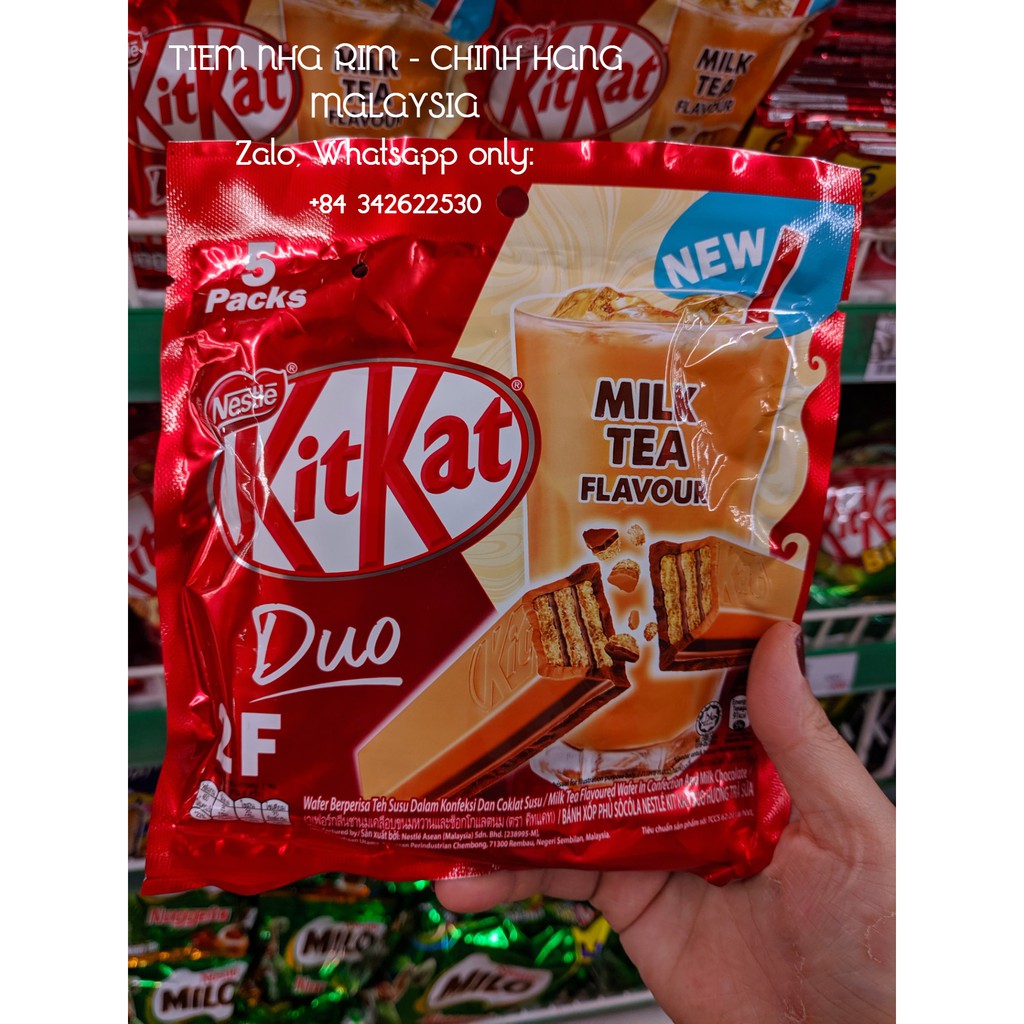 Kitkat vị trà sữa - Hàng xách tay Malaysia (1 thanh)