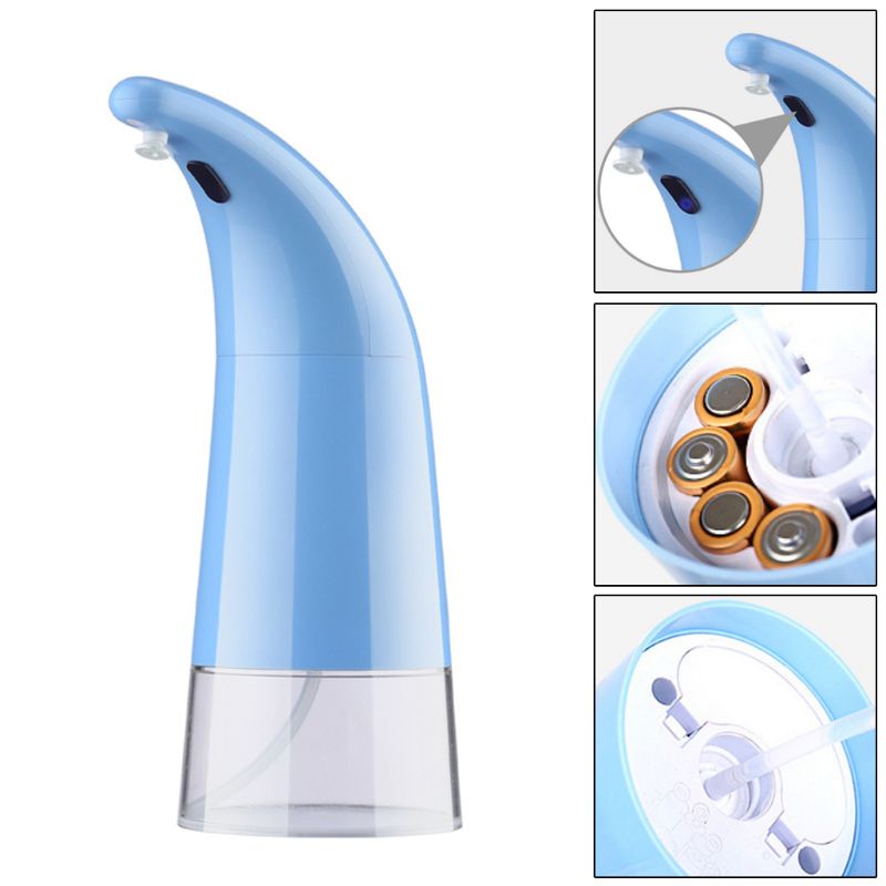 Bình Bơm Xà Phòng Lỏng Cảm Ứng Không Cần Chạm Có Thể Sạc Lại Phù Hợp