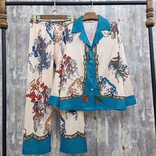  BỘ PIJAMA LỤA CAO CẤP MULISI CHIM QUYÊN 
