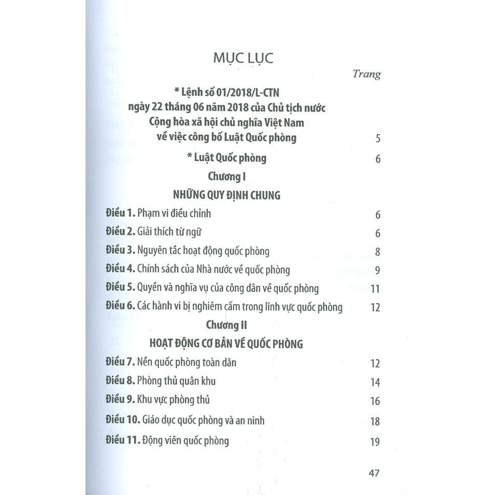 Sách - Luật Quốc Phòng