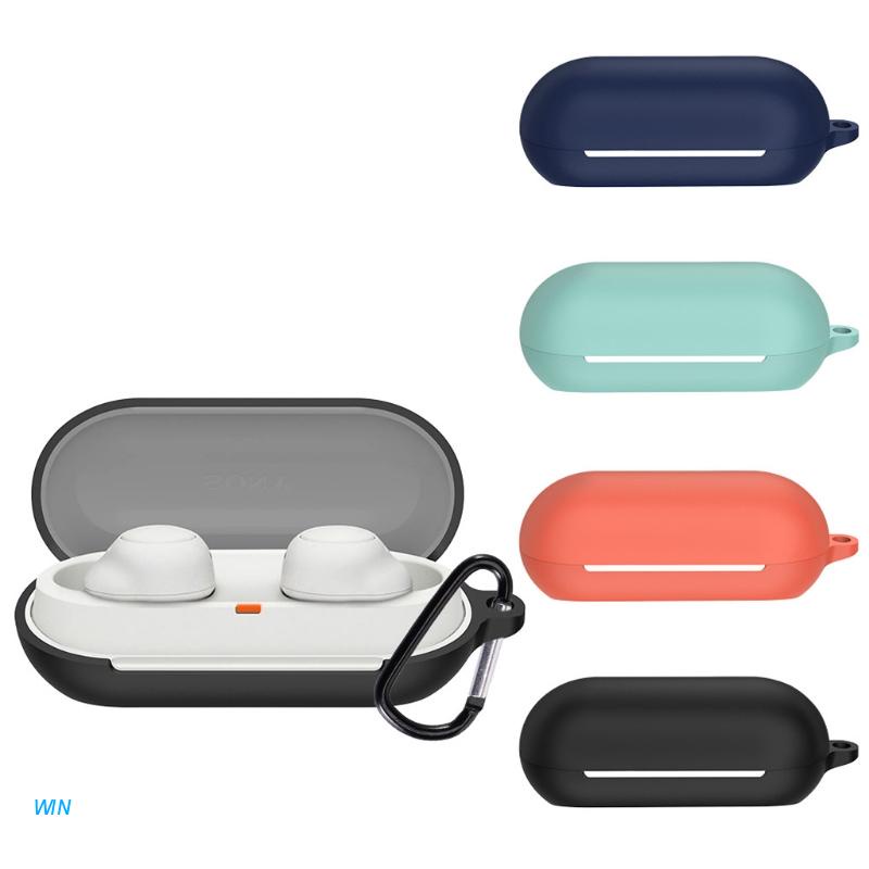 Ốp lưng silicone chống sốc chống bụi bẩn cho Sony-WF-C500