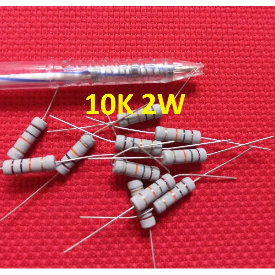 Điện Trở 1K 2K2 10K 27K 47K 100K 120K 220K 270K 470K 1M Loại 2W