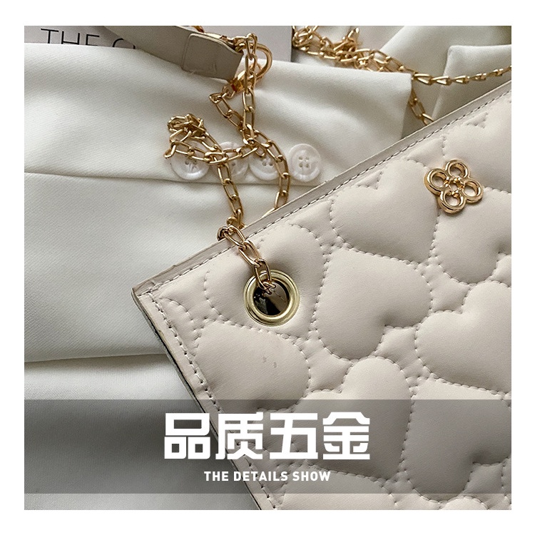 Túi Đeo JASMIN NOIR Chéo In Họa Tiết Trái Tim Xinh Xắn Cho Nữ