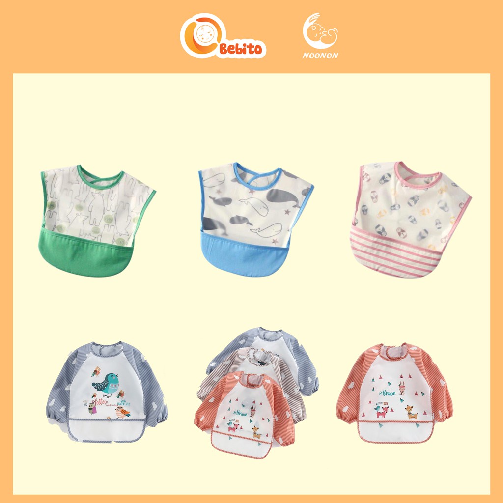 Yếm ăn dặm TURBAN áo yếm ăn dặm cho bé xuất nhật chất vải mát, nhẹ - sp 21