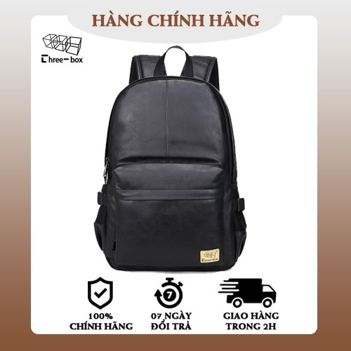 Balo da nam đẹp hàng chính hãng Three Box