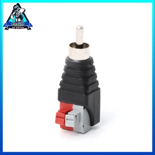 Dây loa A / V Cáp sang âm thanh Đầu nối Rca Nam Bộ điều hợp Jack Đèn Led