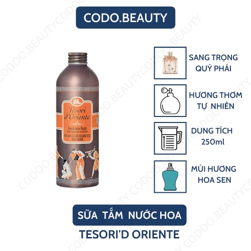 Sữa Tắm Tesori Hoa Sen Thơm Quyến Rũ Tự Nhiên Bán Chạy Số 1 Việt Nam (500ml)