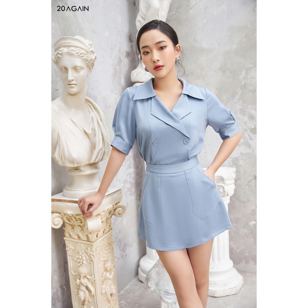 Chân váy A túi ốp chéo 20 Again JAA1108