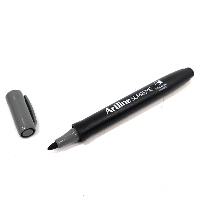 Bút Lông Dầu Marker Artline Supreme 1.0mm - EPF-700 - Màu Xám