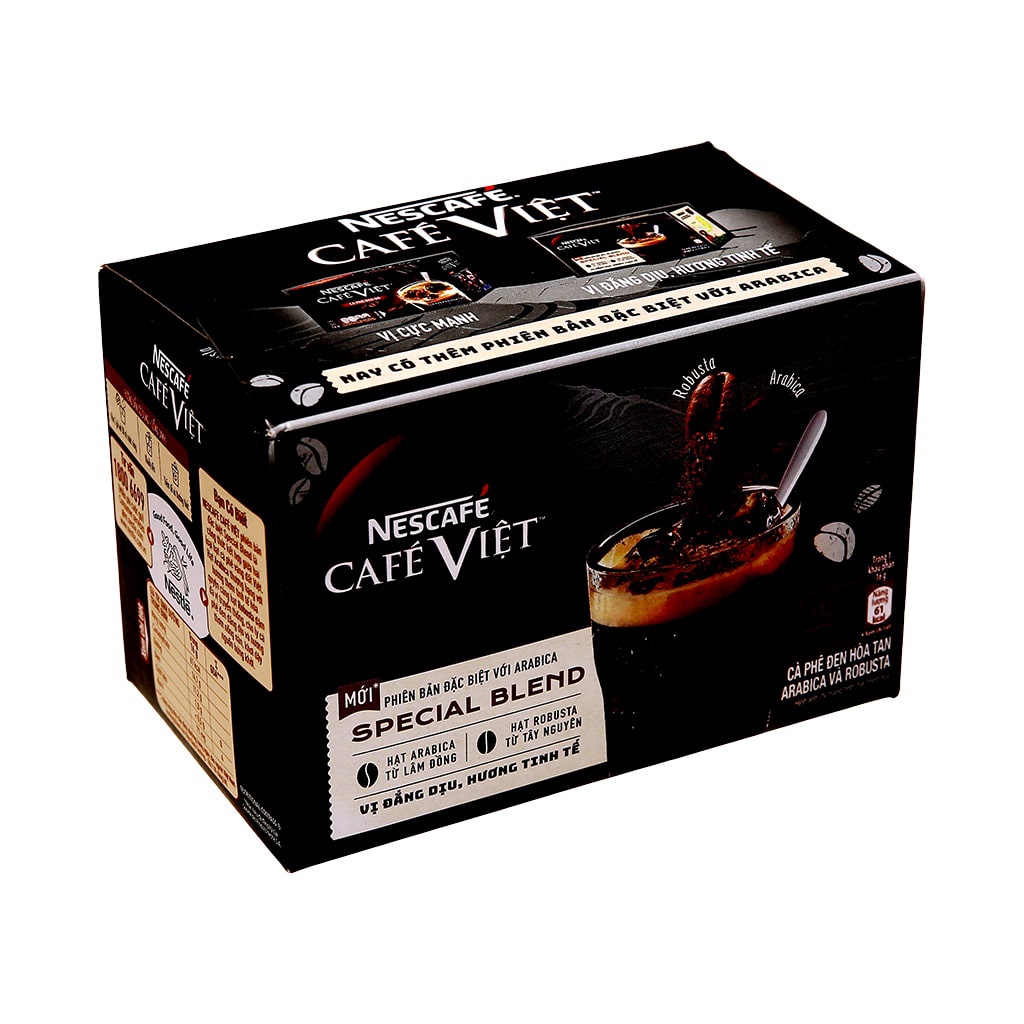Cà phê đen đá NesCafé Café Việt Arabica & Robusta 192g