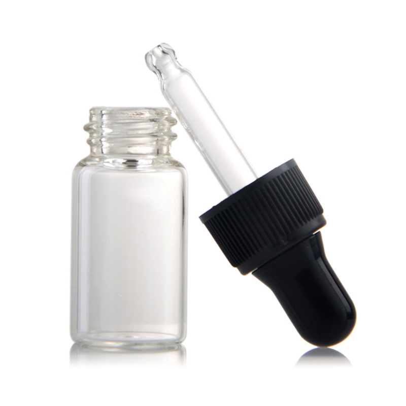Chai Thủy Tinh Rỗng Mini 1ml / 2ml / 3ml Dùng Đựng Dung Dịch Tiện Dụng