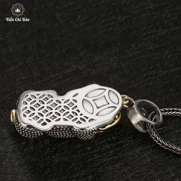 Mặt dây chuyền Tỳ Hưu Thiên Lộc chất liệu bạc Thái 925 thương hiệu Viễn Chí Bảo M100436