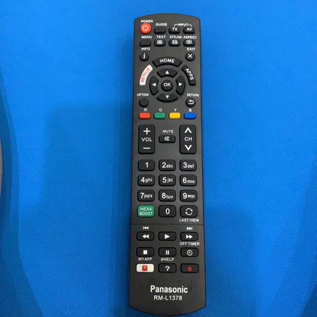 REMOTE ĐIỀU KHIỂN TIVI PANASONIC RM-L1378 SMART (NETFLIX - HEXA BOOSTS - APPS)