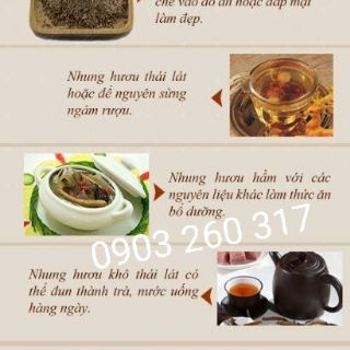 Nhung hươu khô