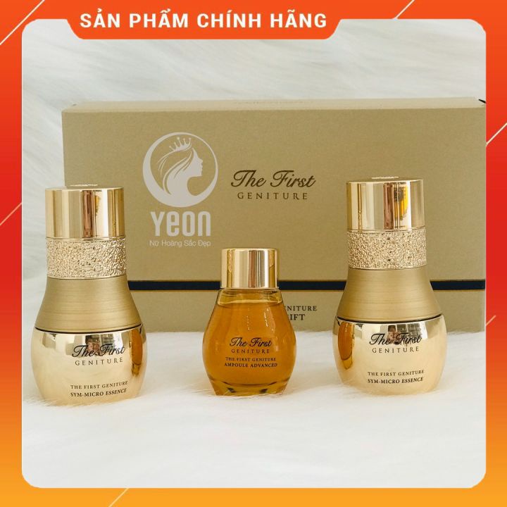 Set làm trắng và tăng cường độ hồi cho da Ohui The First Geniture SYM-MICRO ESSENCE 3sp