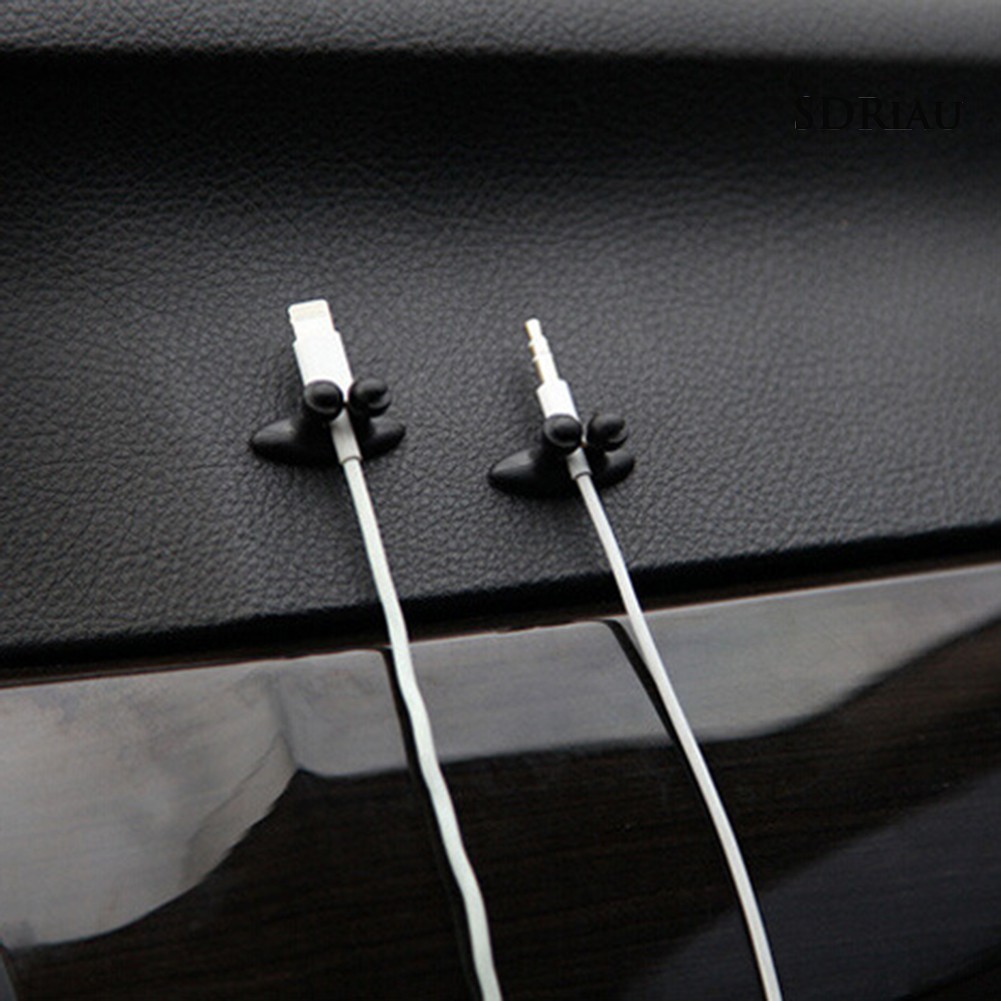 Set 8 kẹp cố định dây cáp tiện dụng cho xe hơi