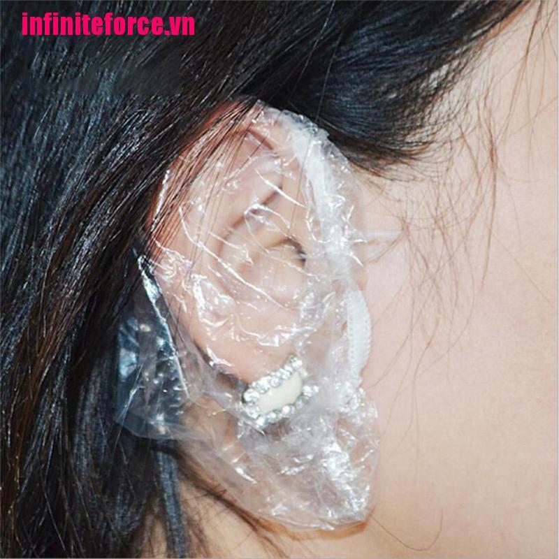 Bộ 100 Túi Bảo Vệ Tai Khi Nhuộm Màu Sử Dụng Một Lần