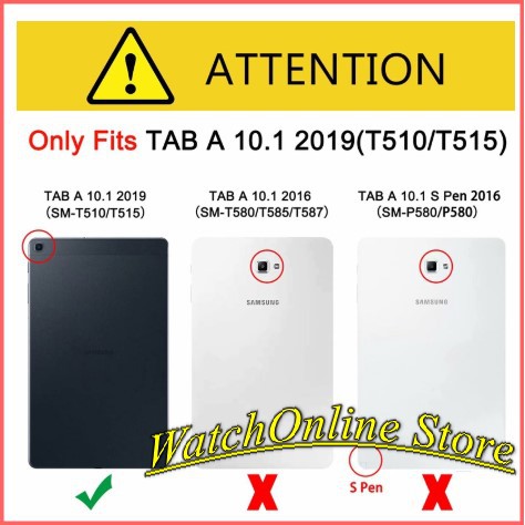 Bao da xoay kiêm giá đỡ cho Samsung Galaxy Tab A 10.1 2019 SM-T510 SM-T515 T517