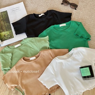 NUTCLOSET - Áo croptop Upstudio dây buộc_A0471