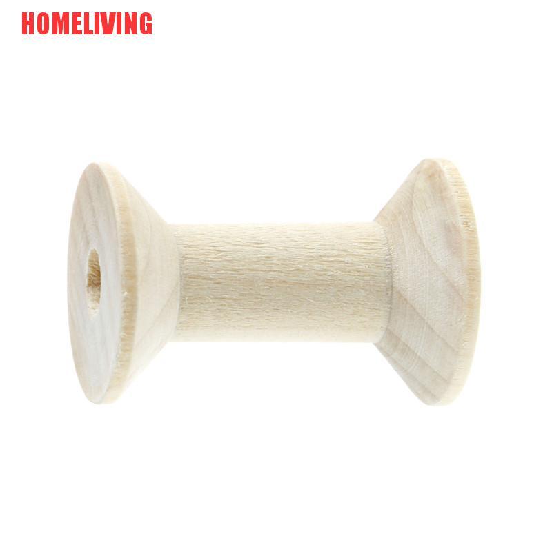 Bộ 10 Cuộn Chỉ Bằng Gỗ Kích Thước 47mmx31mm