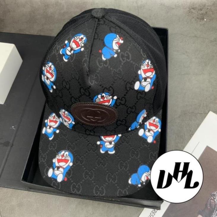 Mũ Lưỡi Trai GC Da in Doraemon Phối Lưới Mềm Thời Trang Cao Cấp Nam Nữ
