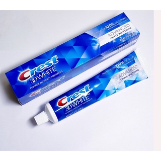 Kem đánh răng crest 3d white advanced whitening 150g