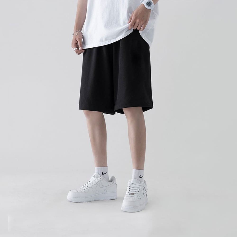 Quần Short Đùi Trơn unisexthể thao basic nam nữ oversize phong cách đường phố Hàn Quốc Ulzzang