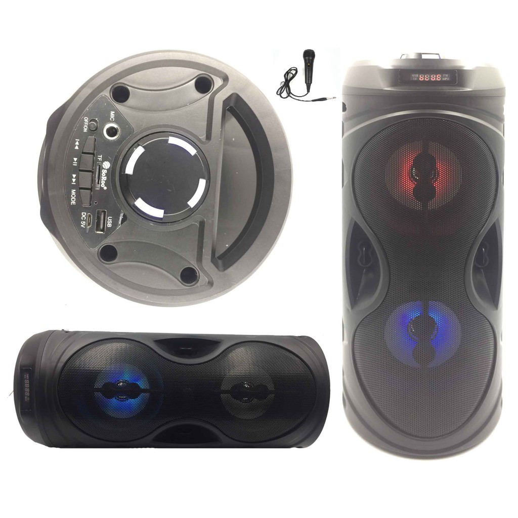 Loa Bluetooth Hát Karaoke Yo – 590 Z2 Series - Loa Bluetooth Yo – Có Đèn led siêu đẹp ( tặng kèm mic ) Hình ảnh thật