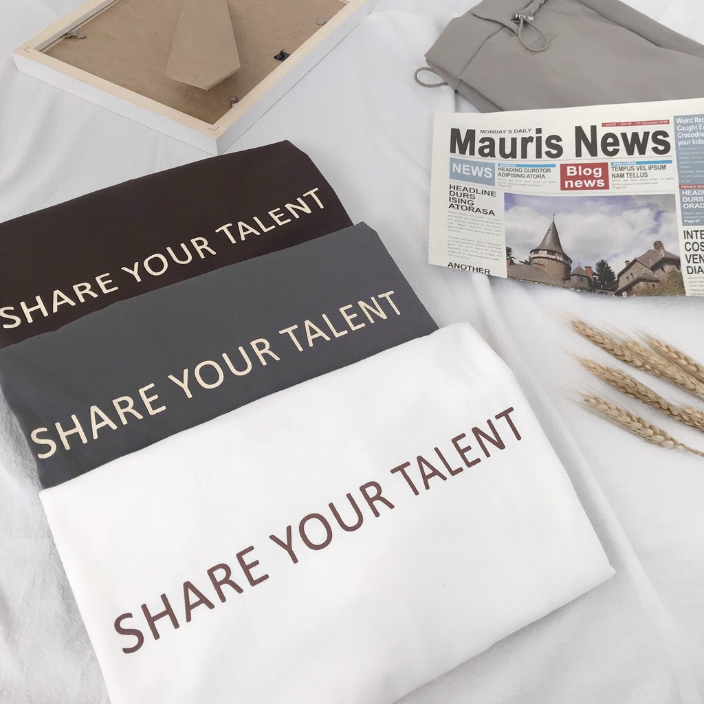 Áo phông Oversize Talent, JACKLANE, Áo thun cộc tay unisex Jack Lane | BigBuy360 - bigbuy360.vn