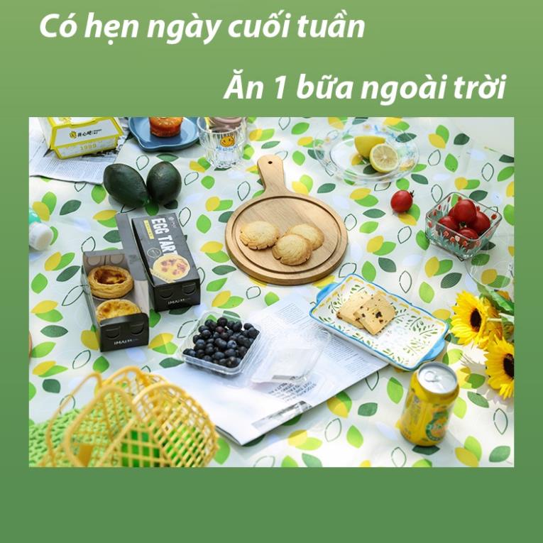 Thảm picnic chống nước FITEZY dã ngoại caro gấp gọn cắm trại gia đình