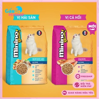 (BAO 7KG) - Thức ăn hạt cho mèo mọi lứa tuổi Minino Yum 350g