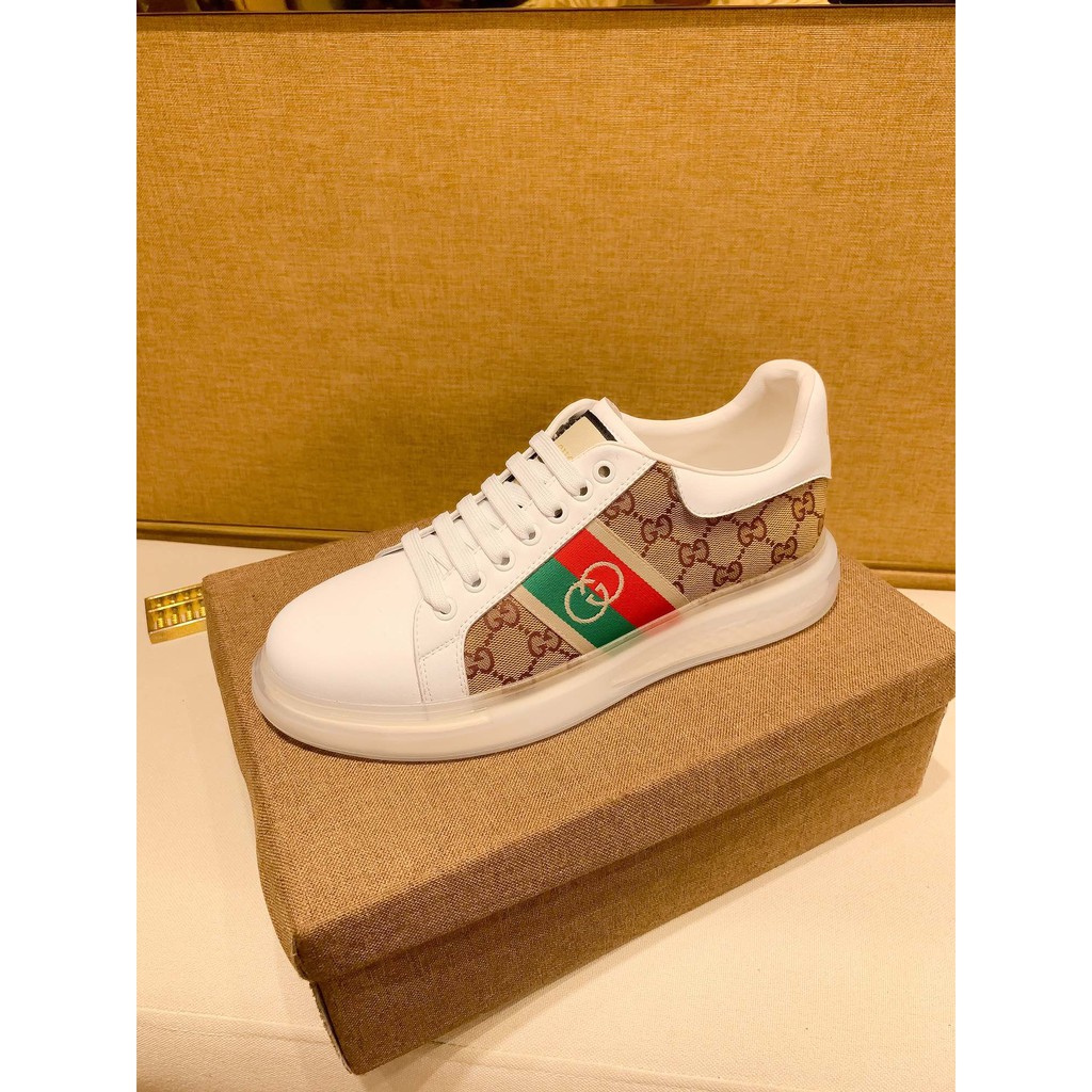 Giày sneakers nam da thật GUCCI GG GC họa tiết cổ điển mang đến phong cách mới