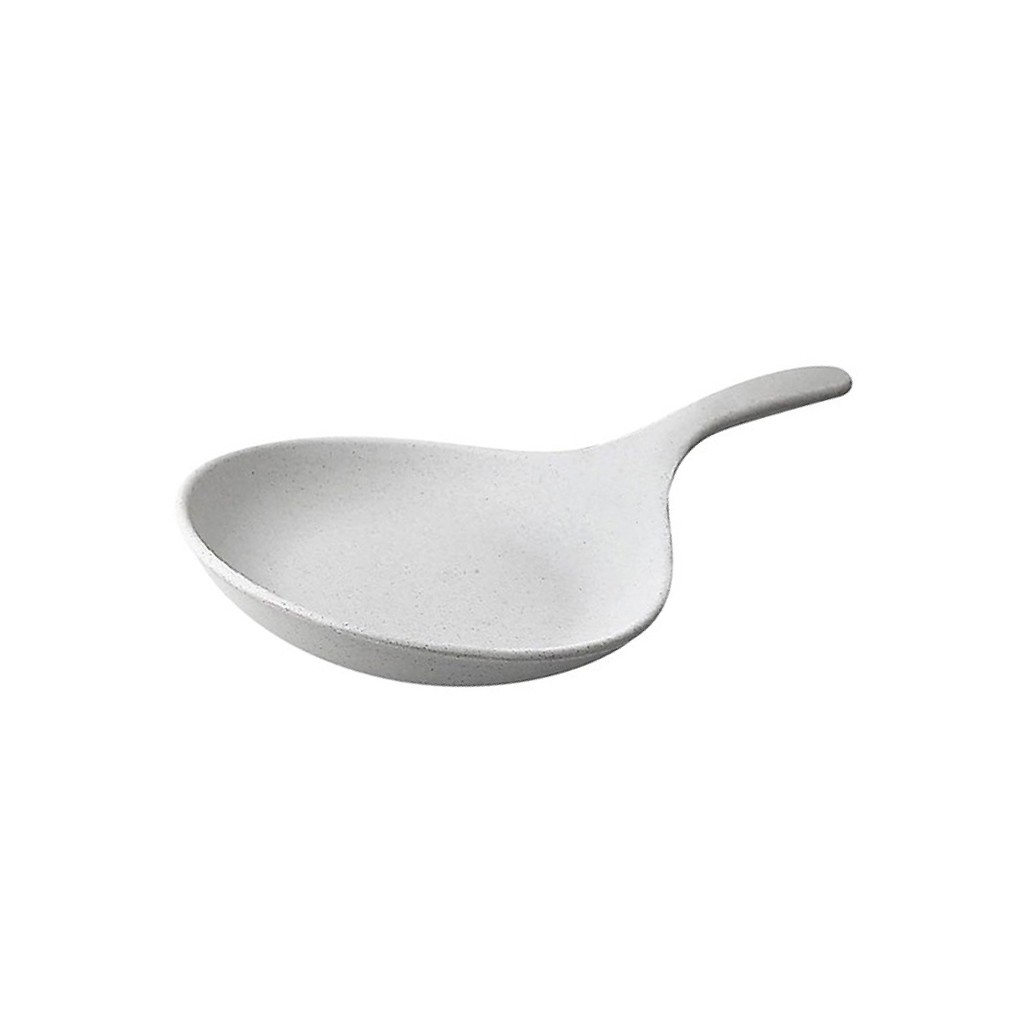 Dĩa có tay cầm melamin 400x245x45mm màu trắng KORMEL -