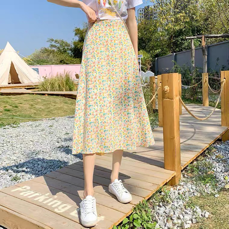 Chân váy voan hoa nhí 40202 CHERRYCOCO | BigBuy360 - bigbuy360.vn