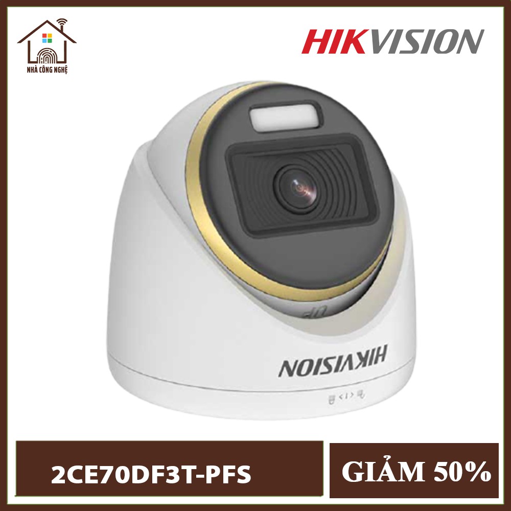 [PHÂN PHỐI CHÍNH HÃNG] Camera Analog HikVision DS-2CE70DF3T-PFS 2MP - Quan Sát Hồng Ngoại,Chống Nước Và Bụi Bẩn IP67,AHD