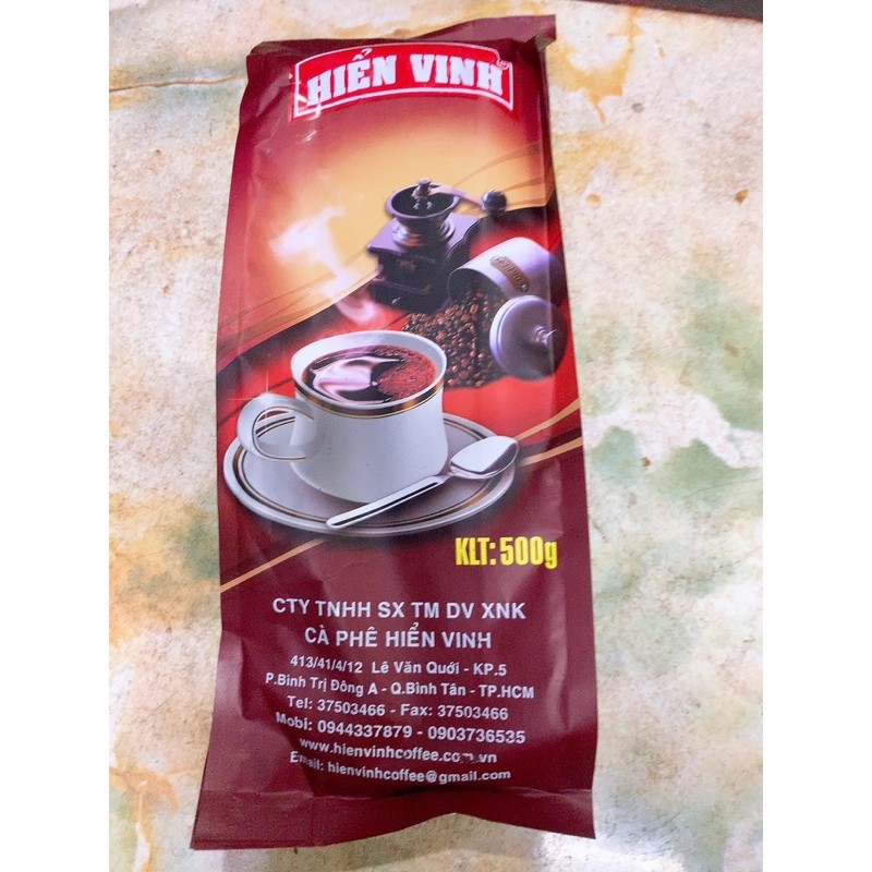 Cafe bột rang xay hiển vinh 500g