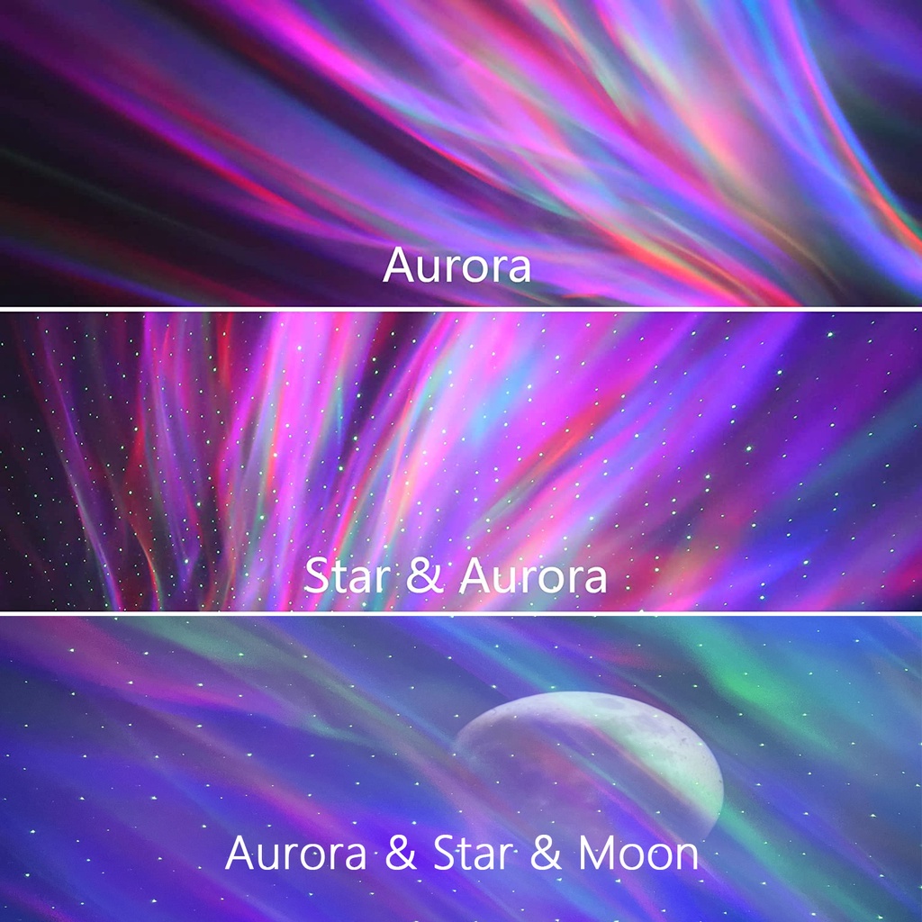 Đèn Chiếu Bầu Trời Đầy Sao Màu Aurora Trang Trí Phòng