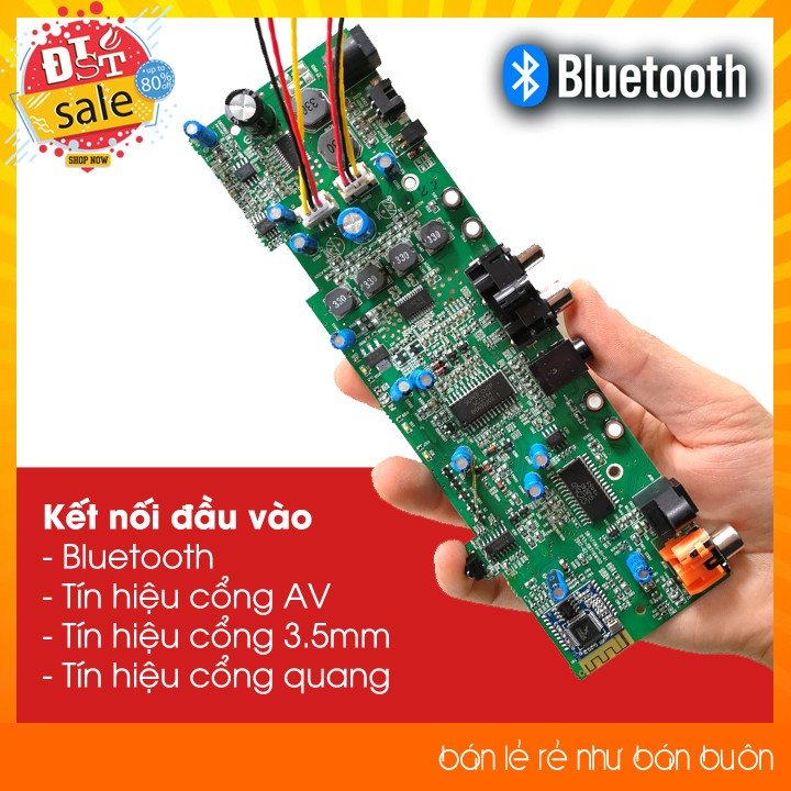✅ [RẺ NHẤT VIỆT NAM ] ⚡ Bộ khuếch đại âm thanh Bluetooth Sub siêu trầm KST Pro 2.1 + Điều khiển từ xa